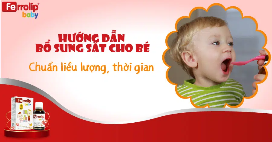 bổ sung sắt cho trẻ