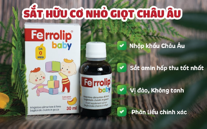 ferrolip baby cho trẻ