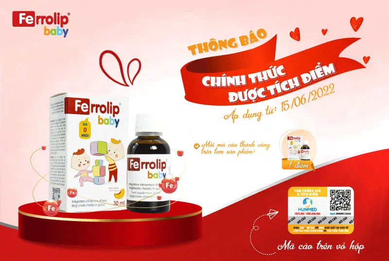 tích điểm Ferrolip Baby