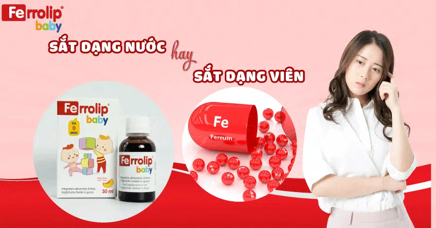 nên uống sắt dạng nước hay sắt dạng viên