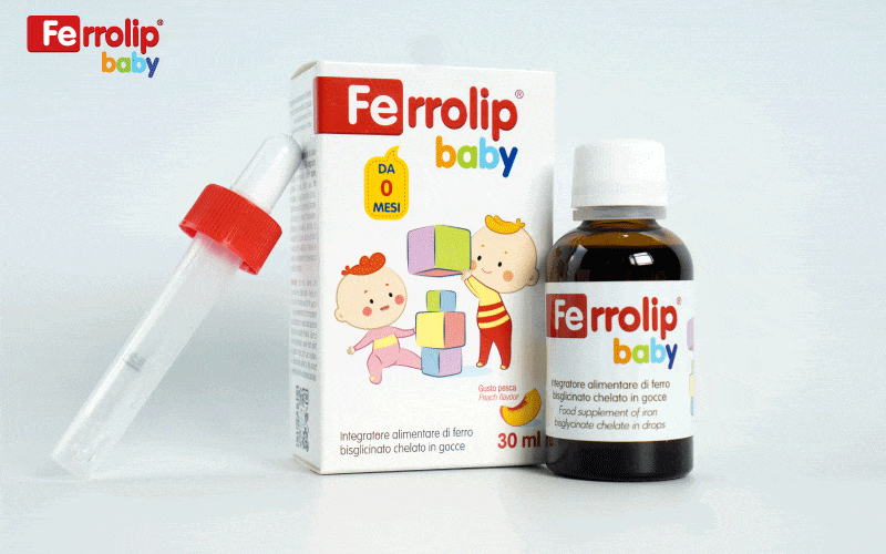 ferrolip baby - sắt hữu cơ dạng nước cho bé