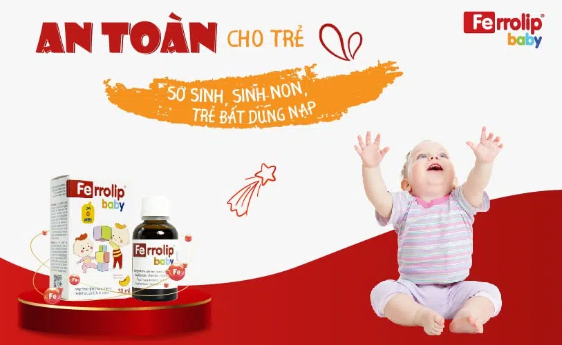 ưu điểm của ferrolip baby - an toàn