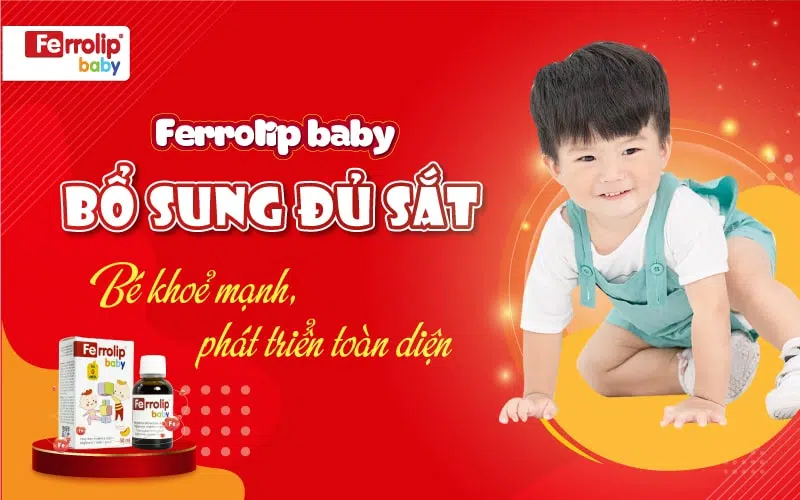 ferrolip baby giúp trẻ khoẻ mạnh, phát triển tốt