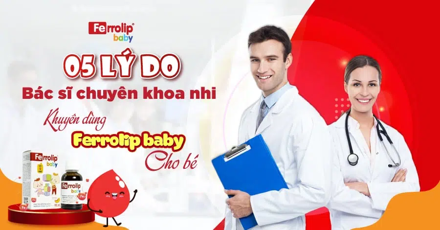 ferrolip baby cho bé được chuyên gia khuyên dùng