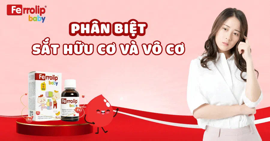 phân biệt sắt hữu cơ và vô cơ