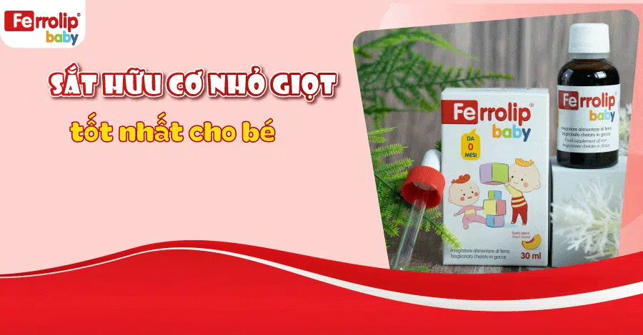 sắt hữu cơ nhỏ giọt