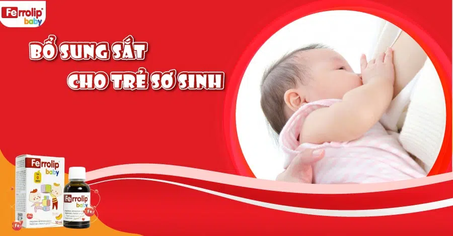 bổ sung sắt cho trẻ sơ sinh