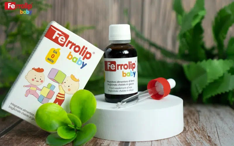 sắt Ferrolip Baby cho trẻ thiếu máu thiếu sắt