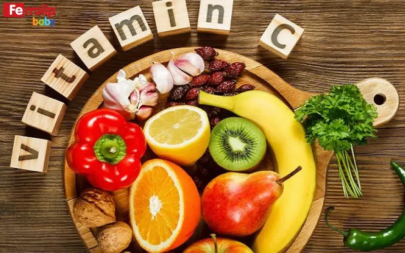 trái cây giàu vitamin C làm tăng hấp thu sắt