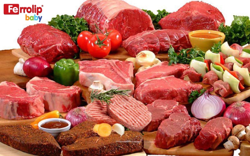 thịt bò là thực phẩm bổ sung sắt cho trẻ ăn dặm