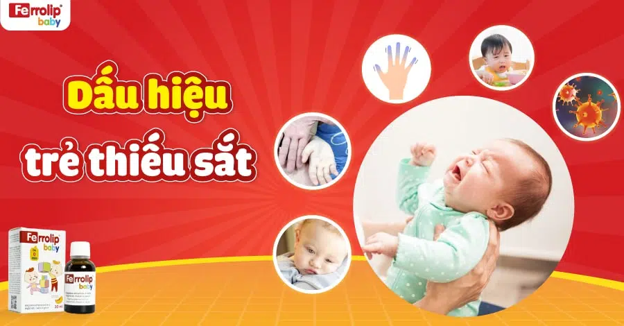 triệu chứng thiếu sắt ở trẻ em