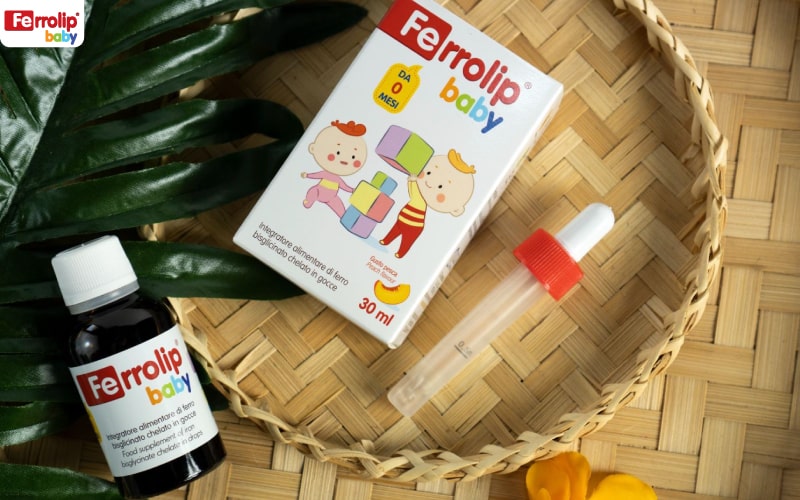 Ferrolip Baby - Sắt của chuyên gia hỗ trợ trẻ thiếu máu nặng