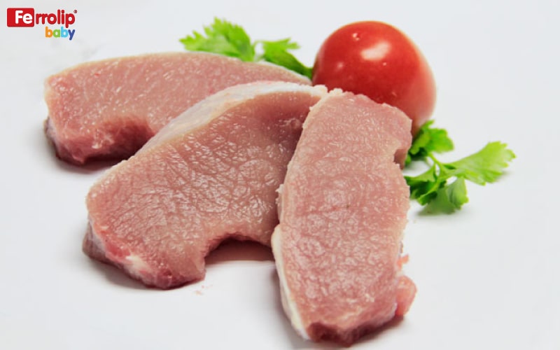 thịt lợn - thực phẩm bổ máu