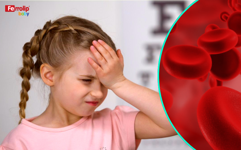 Có nhiều nguyên nhân cho thiếu máu ở trẻ em
