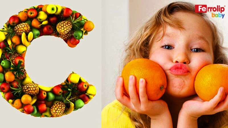 Vitamin C giúp tăng cường sức đề kháng cho trẻ 