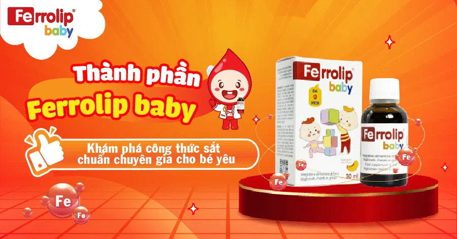 Thành phần Ferrolip baby