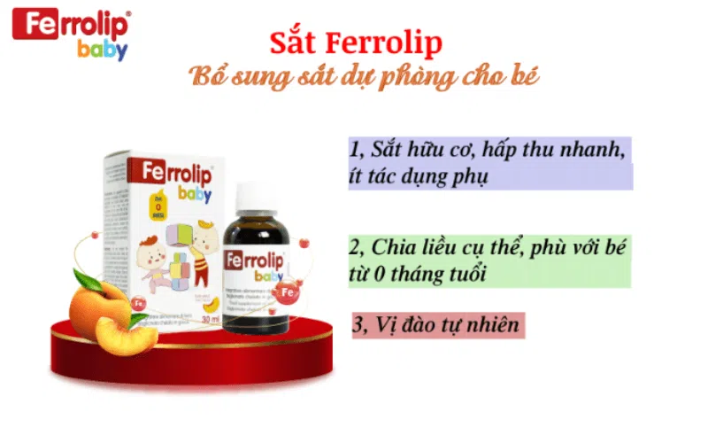 Bổ sung sắt dự phòng duy trì sức khỏe cho trẻ